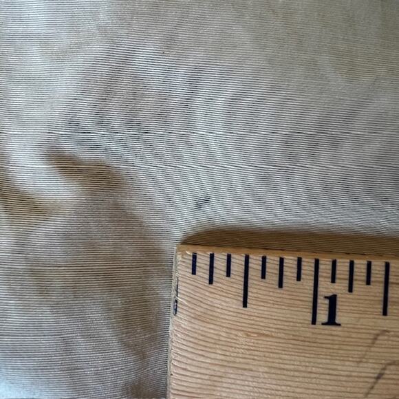 VTG Lands' End Wool Jacket Mens M Khaki Lined Hooded USA Parka Chore Barn Coat - Picture 6 of 15